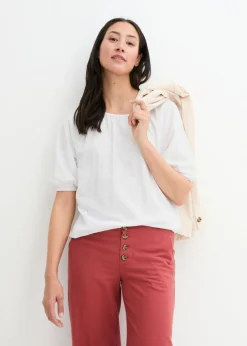 Camiseta de algodón orgánico puro Mujer Camisetas|Novedades