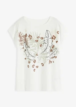 Camiseta de algodón orgánico puro Mujer Camisetas