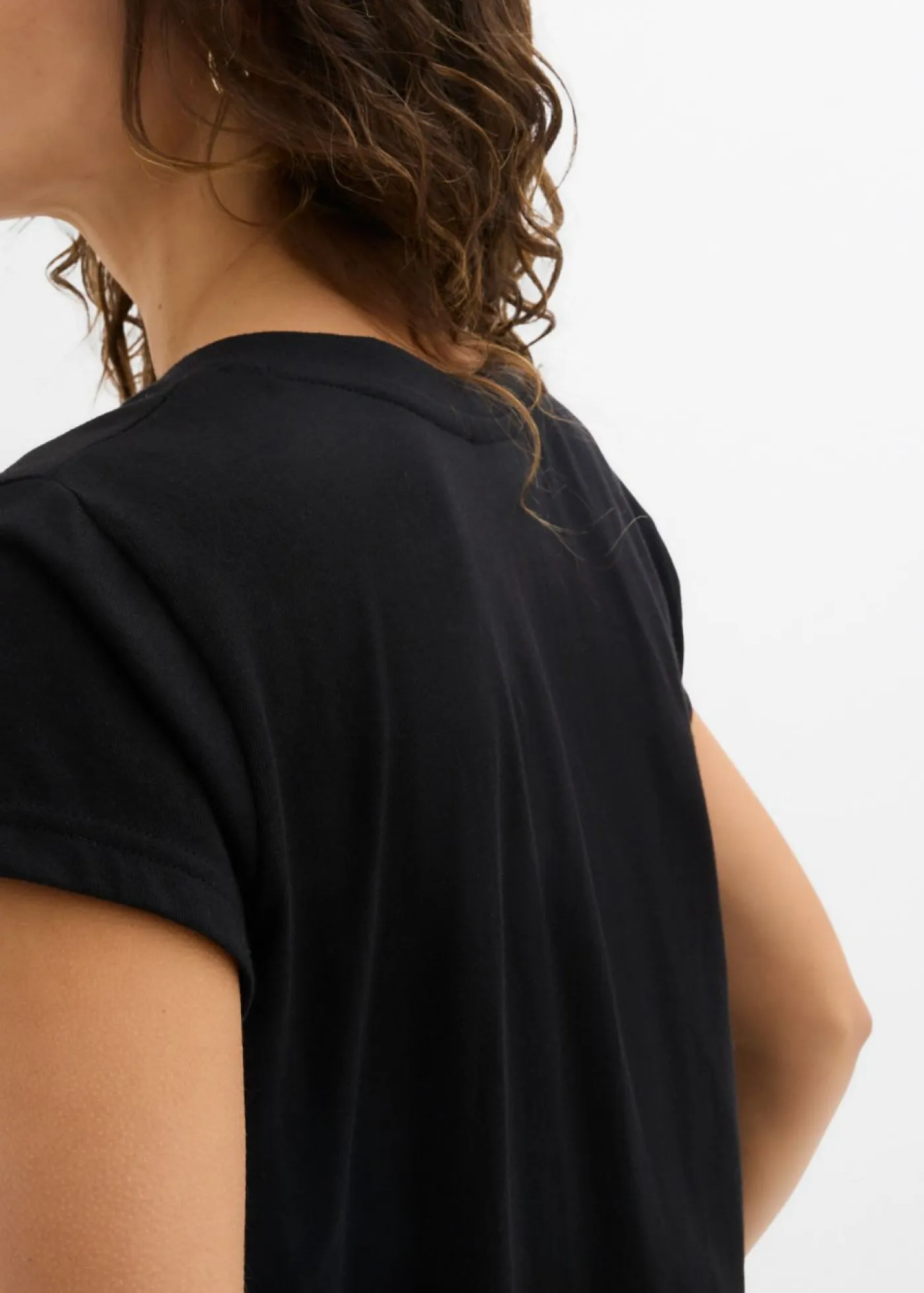 Camiseta de algodón orgánico puro (2 unidades) Mujer Básicos|Camisetas