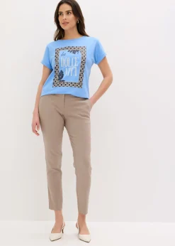 Outlet Camiseta de algodón orgánico puro Mujer Camisetas|Novedades