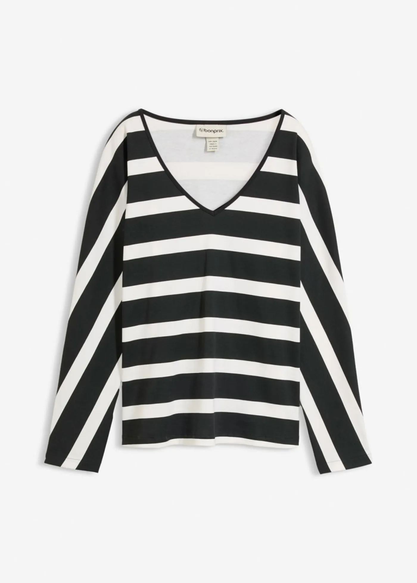 Camiseta de algodón orgánico puro con manga larga Mujer Camisetas|Novedades
