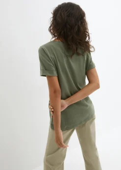 Discount Camiseta de algodón orgánico puro Mujer Básicos|Camisetas