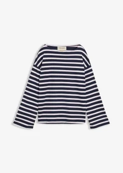 Camiseta de algodón orgánico puro con manga larga Mujer Camisetas