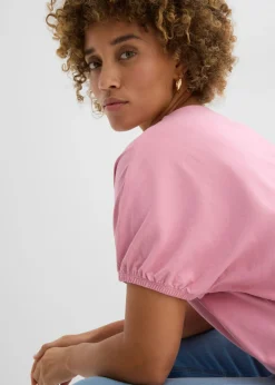 Outlet Camiseta de algodón orgánico Mujer Camisetas|Novedades