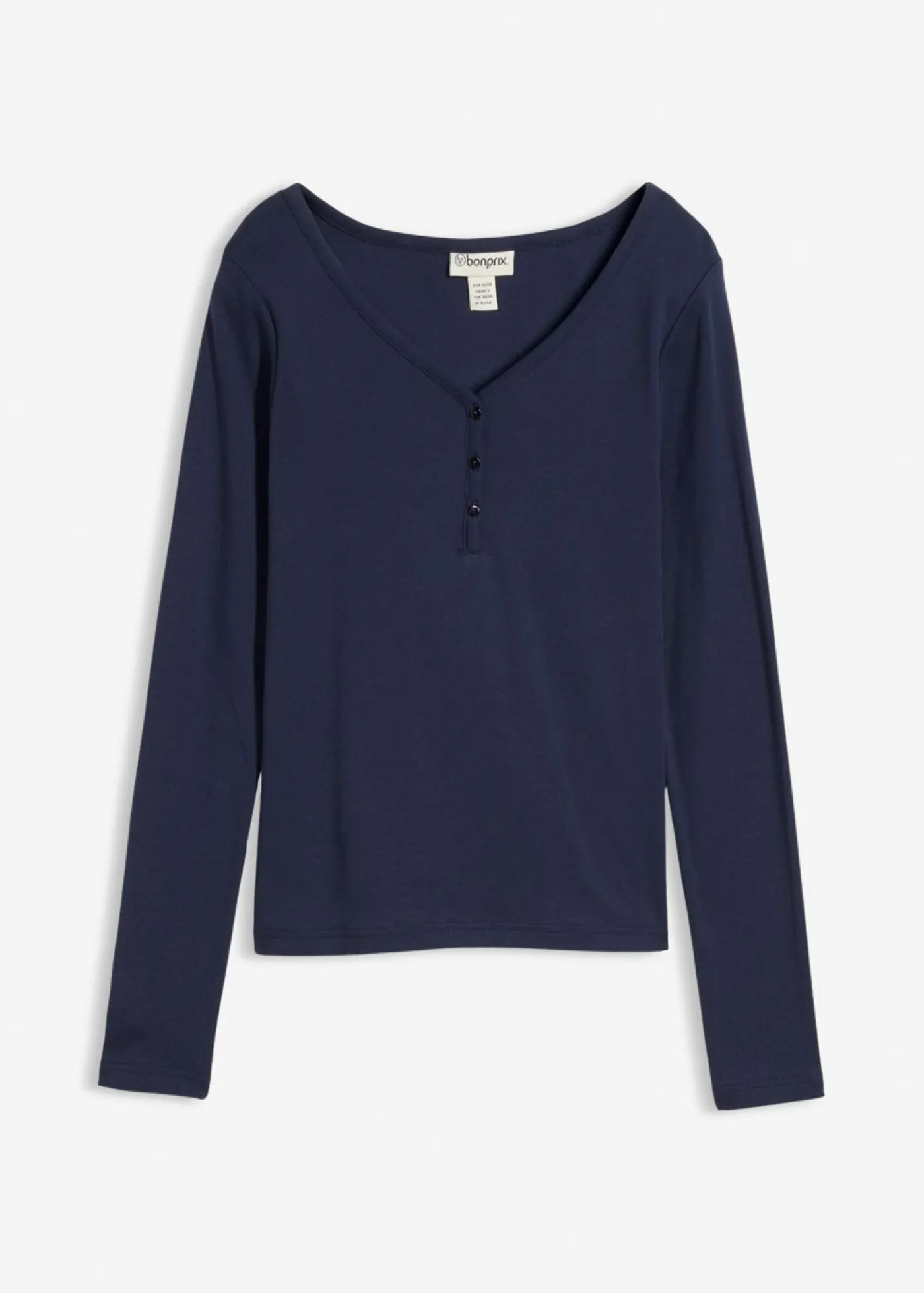 Sale Camiseta de algodón orgánico puro con manga larga Mujer Básicos|Camisetas