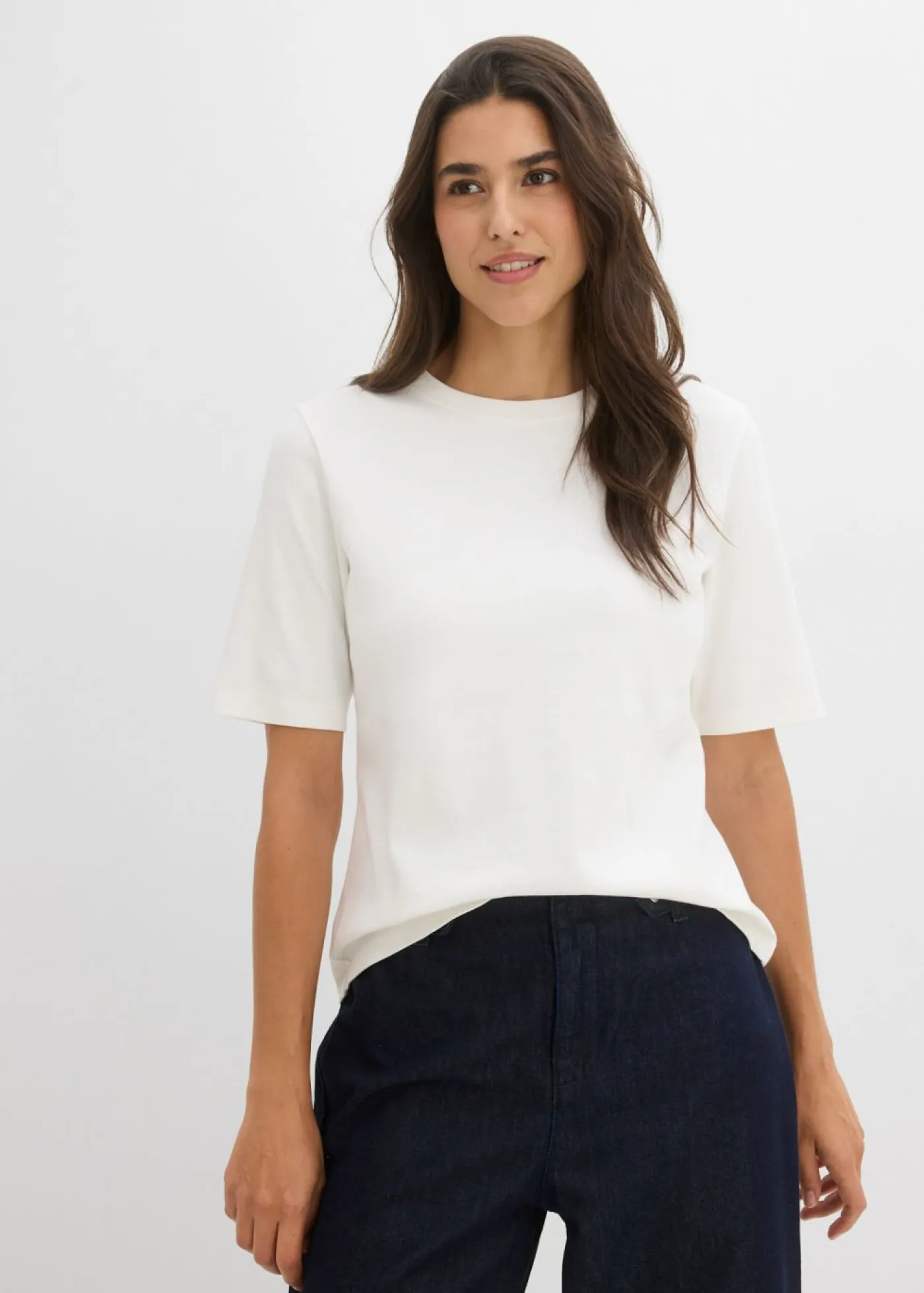 Hot Camiseta de algodón orgánico puro Mujer Camisetas|Novedades
