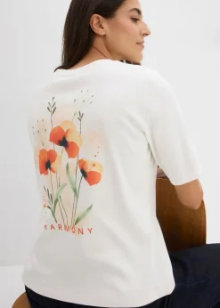 Hot Camiseta de algodón orgánico puro Mujer Camisetas|Novedades