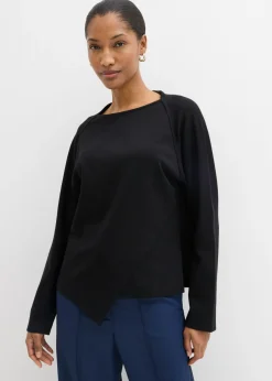 Best Camiseta de algodón orgánico puro con manga larga Mujer Esenciales|Camisetas