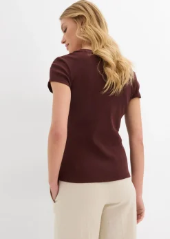 New Camiseta de algodón orgánico puro Mujer Básicos|Camisetas