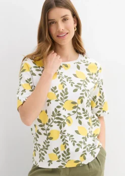 Sale Camiseta de algodón orgánico puro Mujer Camisetas|Novedades