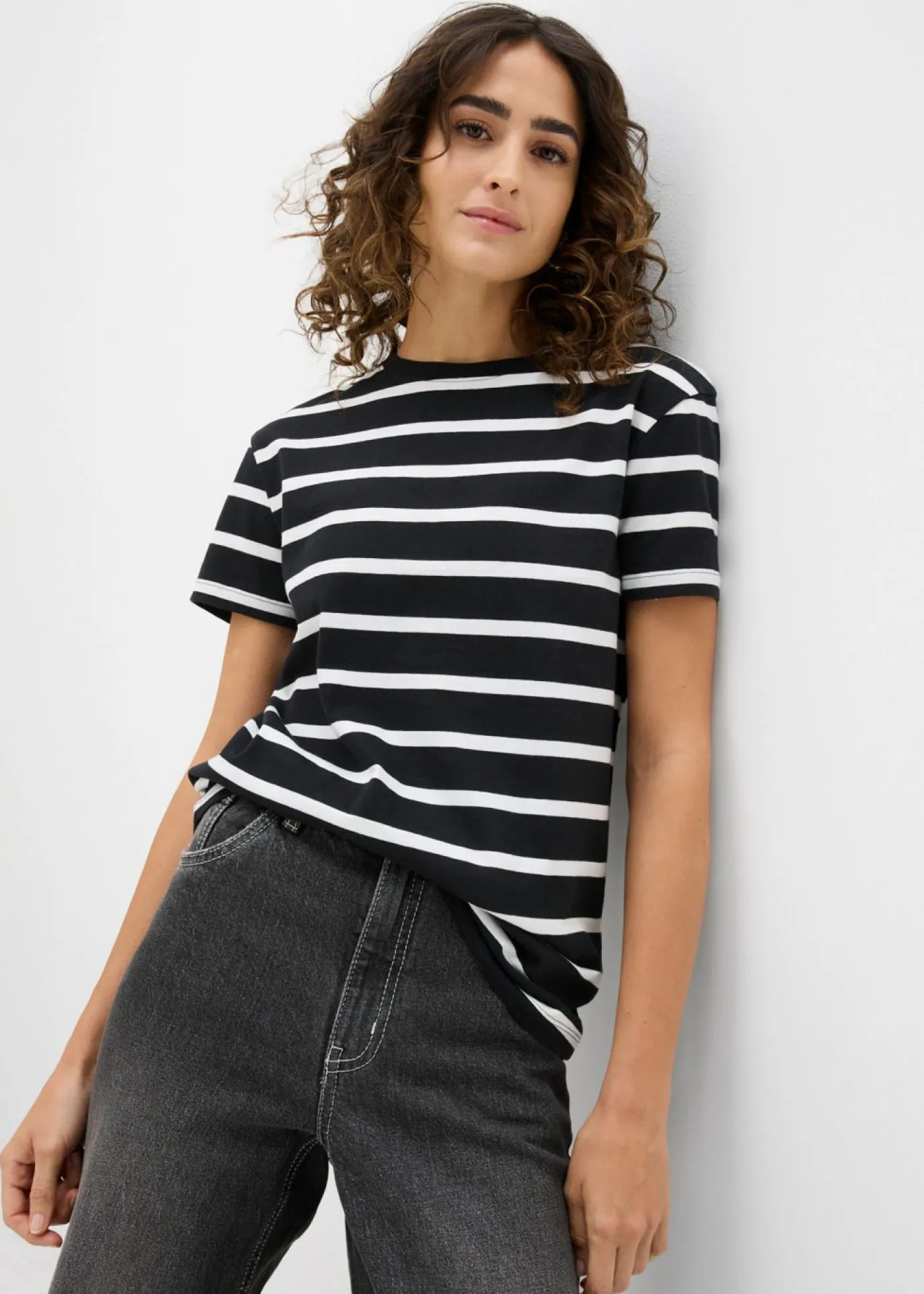 Outlet Camiseta de algodón orgánico puro (2 unidades) Mujer Básicos|Camisetas
