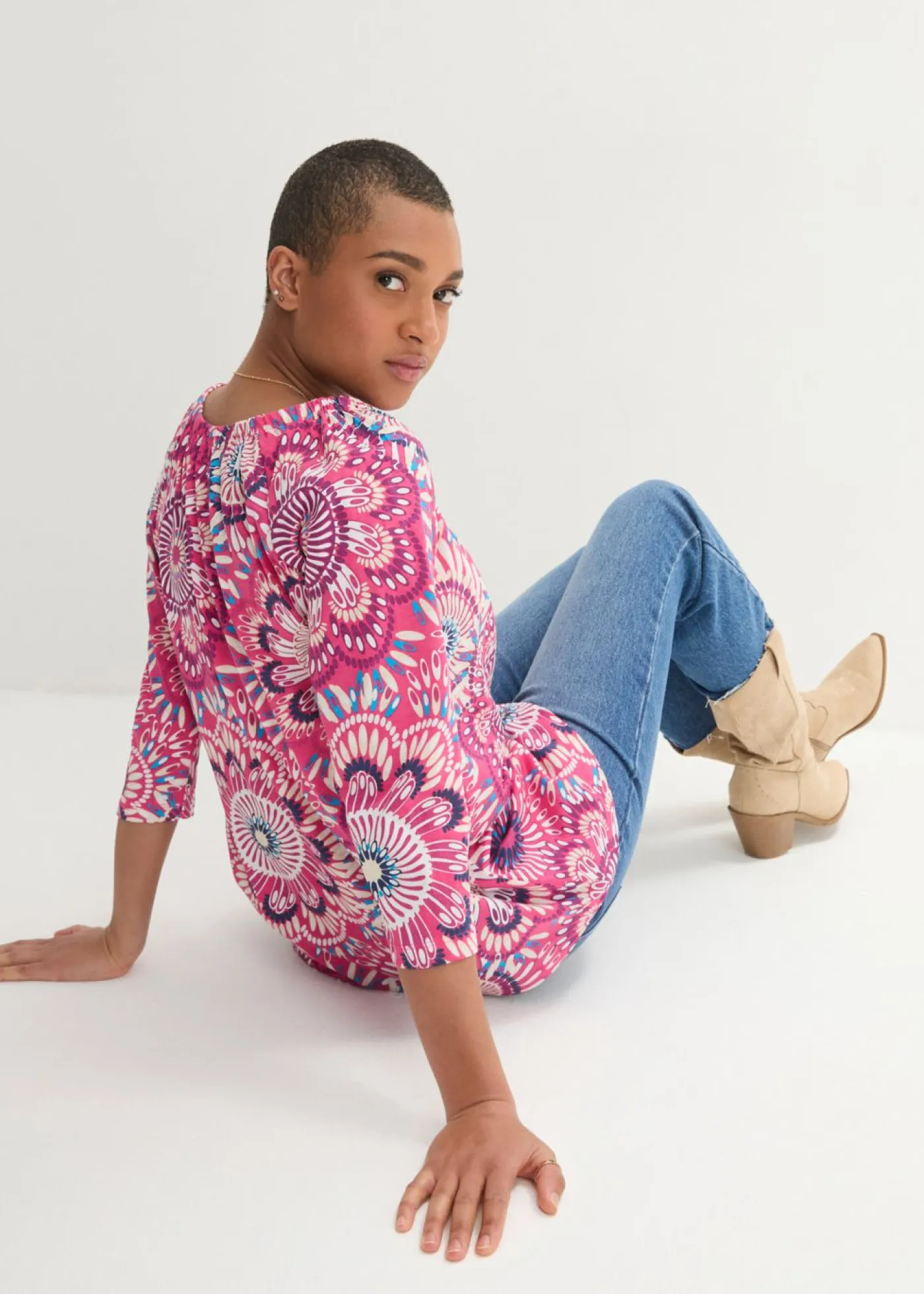 Online Camiseta de algodón orgánico puro Mujer Camisetas