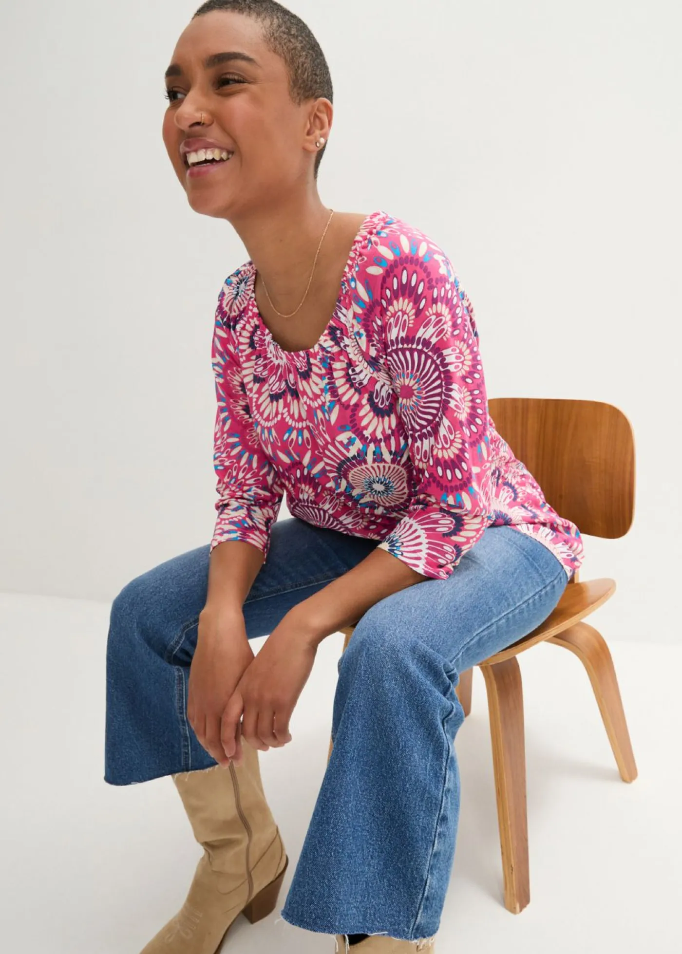 Online Camiseta de algodón orgánico puro Mujer Camisetas