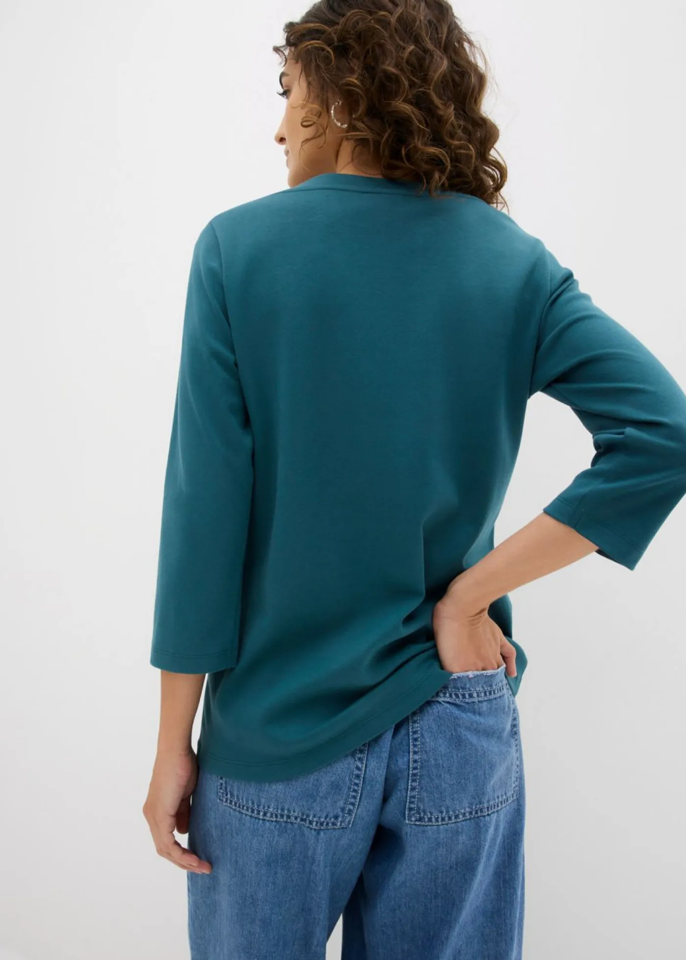 Online Camiseta de algodón orgánico puro y pesado Mujer Básicos|Camisetas