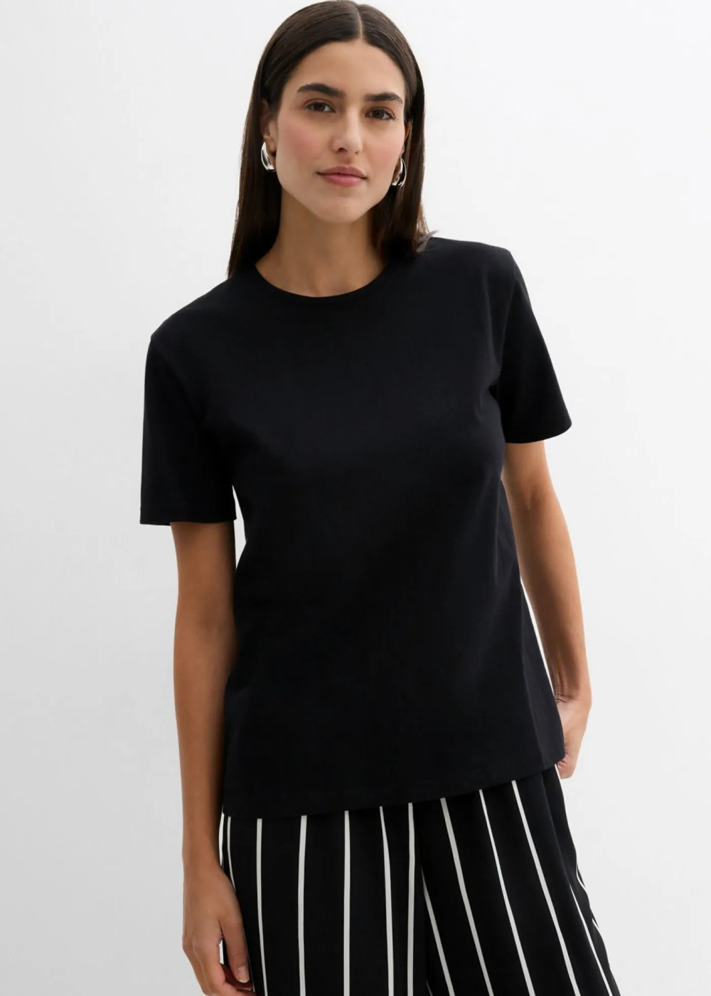 New Camiseta de algodón orgánico puro Mujer Esenciales|Camisetas