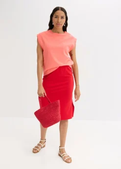 Outlet Camiseta de algodón orgánico puro Mujer Camisetas