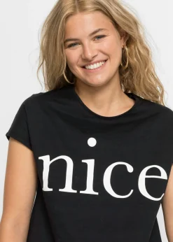 Discount Camiseta de algodón orgánico puro Mujer Camisetas