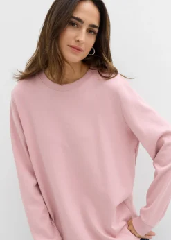 Discount Camiseta de algodón orgánico puro con manga larga Mujer Básicos|Camisetas