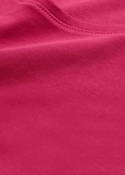 Best Camiseta de algodón orgánico puro con manga larga Mujer Básicos|Camisetas