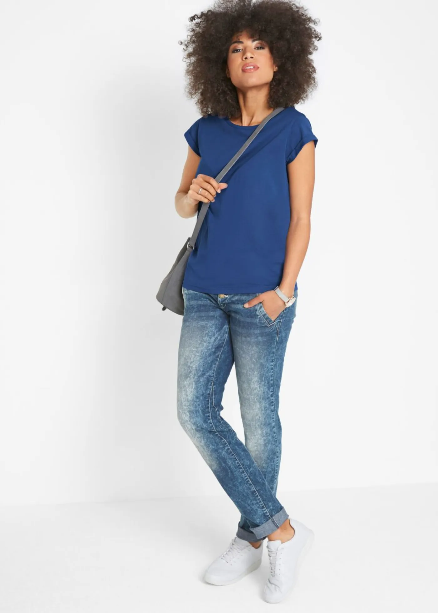 Outlet Camiseta de algodón puro Mujer Básicos|Camisetas