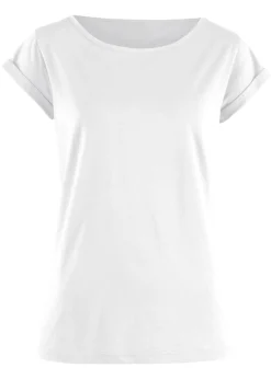 New Camiseta de algodón puro Mujer Básicos|Camisetas