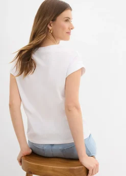 Discount Camiseta de algodón puro Mujer Camisetas|Novedades