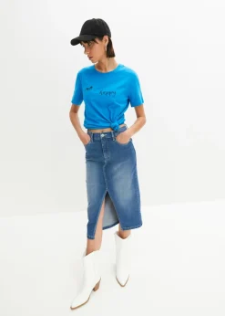 Camiseta de algodón puro Mujer Camisetas|Novedades