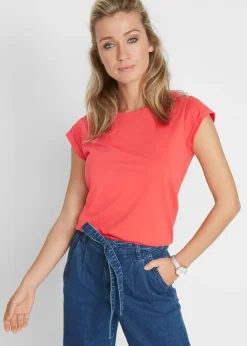 Best Camiseta de algodón puro Mujer Básicos|Camisetas