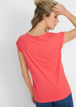 Best Camiseta de algodón puro Mujer Básicos|Camisetas