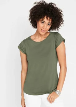 Hot Camiseta de algodón puro Mujer Básicos|Camisetas