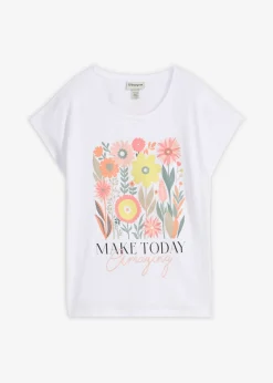 Best Camiseta de algodón puro Mujer Camisetas|Novedades