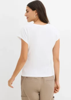 Best Camiseta de algodón puro Mujer Camisetas|Novedades