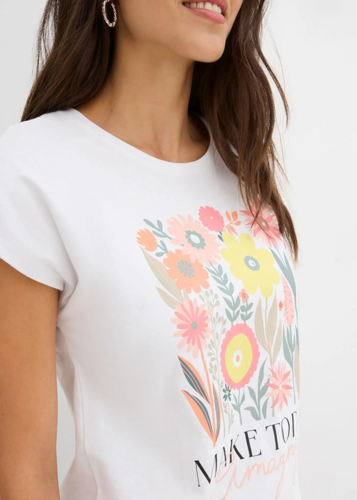 Best Camiseta de algodón puro Mujer Camisetas|Novedades