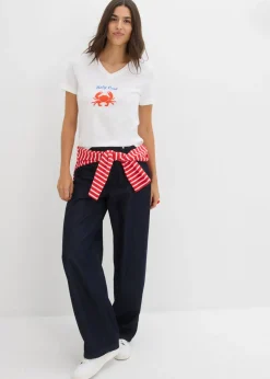 Best Camiseta de algodón puro Mujer Camisetas|Novedades