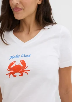 Best Camiseta de algodón puro Mujer Camisetas|Novedades