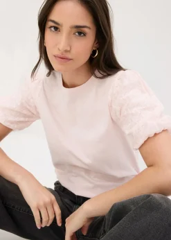 Sale Camiseta de algodón puro Mujer Camisetas|Novedades