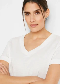 Outlet Camiseta de algodón puro Mujer Básicos|Camisetas
