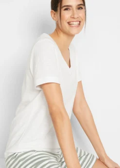 Outlet Camiseta de algodón puro Mujer Básicos|Camisetas