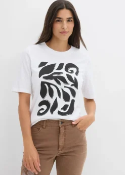Hot Camiseta de algodón puro Mujer Básicos|Camisetas