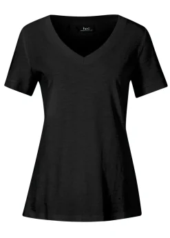 Camiseta de algodón puro Mujer Básicos|Camisetas