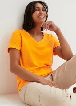 Sale Camiseta de algodón puro Mujer Básicos|Camisetas