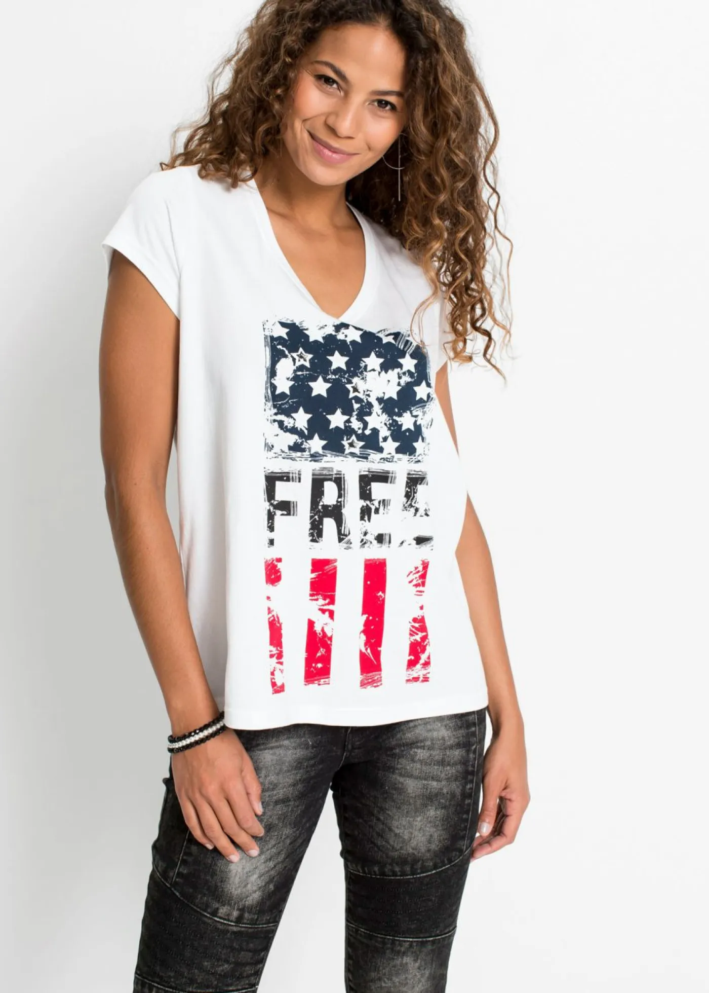 Hot Camiseta de algodón puro Mujer Camisetas