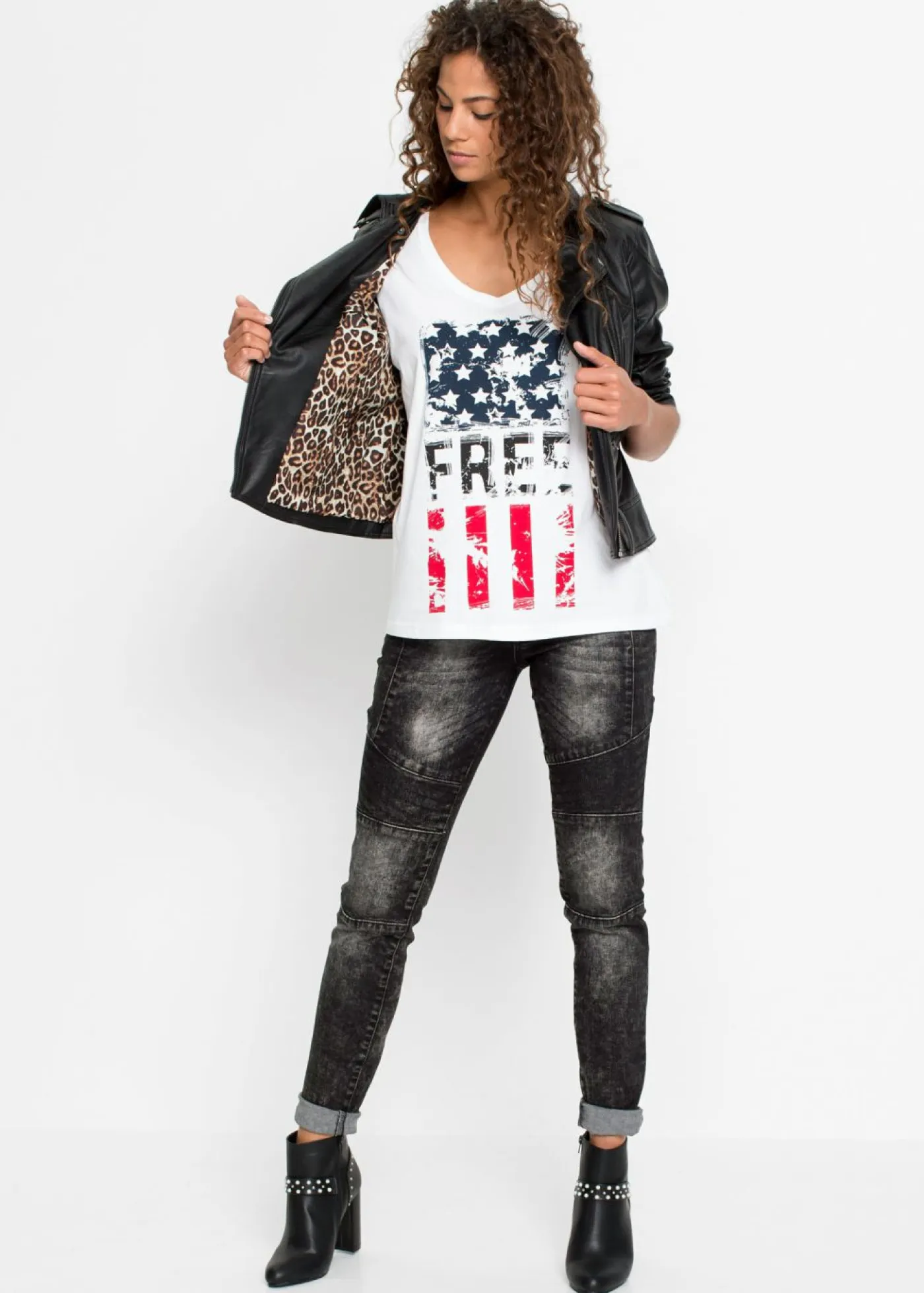 Hot Camiseta de algodón puro Mujer Camisetas