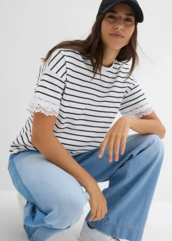 Camiseta de algodón puro Mujer Camisetas|Novedades