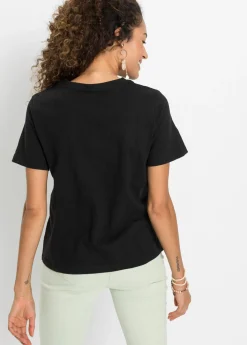 Outlet Camiseta de algodón puro Mujer Camisetas|Novedades