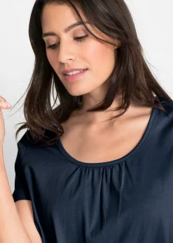Sale Camiseta de algodón puro con manga corta Mujer Camisetas
