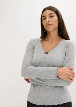 Outlet Camiseta de canalé Mujer Camisetas