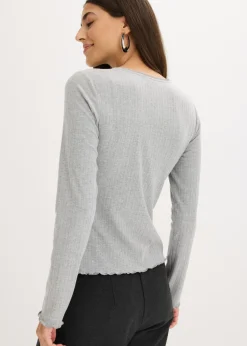 Outlet Camiseta de canalé Mujer Camisetas