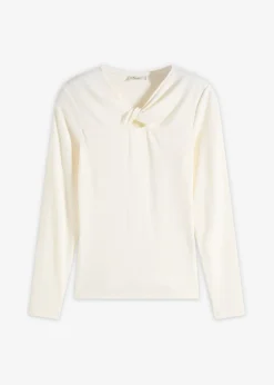 Hot Camiseta de canalé Mujer Camisetas