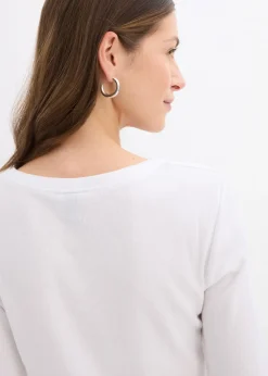 Hot Camiseta de canalé con algodón orgánico (2 unidades) Mujer Básicos|Camisetas